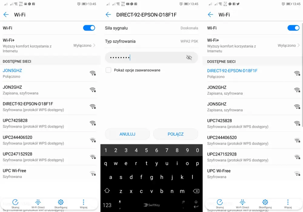Jak połączyć drukarkę HP z telefonem - Bluetooth i Wi-Fi Direct?