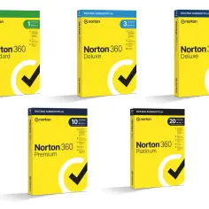 Różne wersje Norton Antywirus: Standard, Deluxe (3 i 5 urządzeń), Premium i Platinum. Wybierz najlepszą ochronę dla swoich urządzeń.