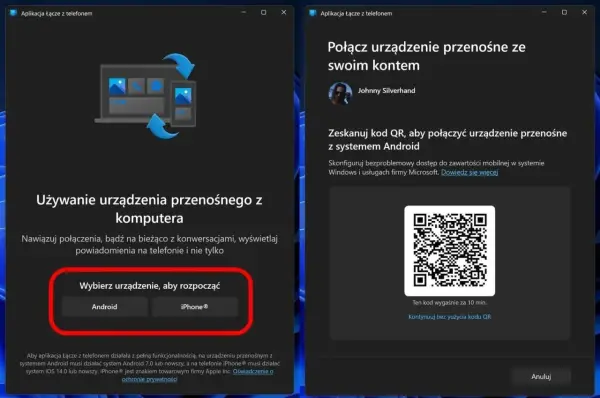 Łącze z telefonem - Jak połączyć telefon z Windowsem?