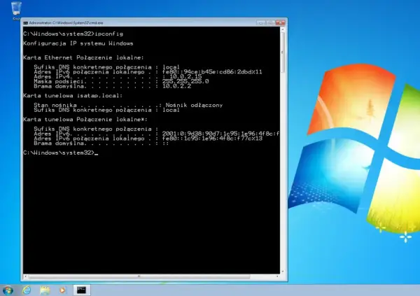 ipconfig - Jak diagnozować sieć w Windows? Poradnik